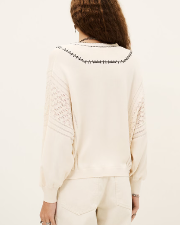 BLOUSE BAUSCA ECRU - BASH
